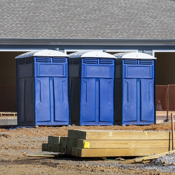 how do i determine the correct number of portable toilets necessary for my event in Blue Berry Hill